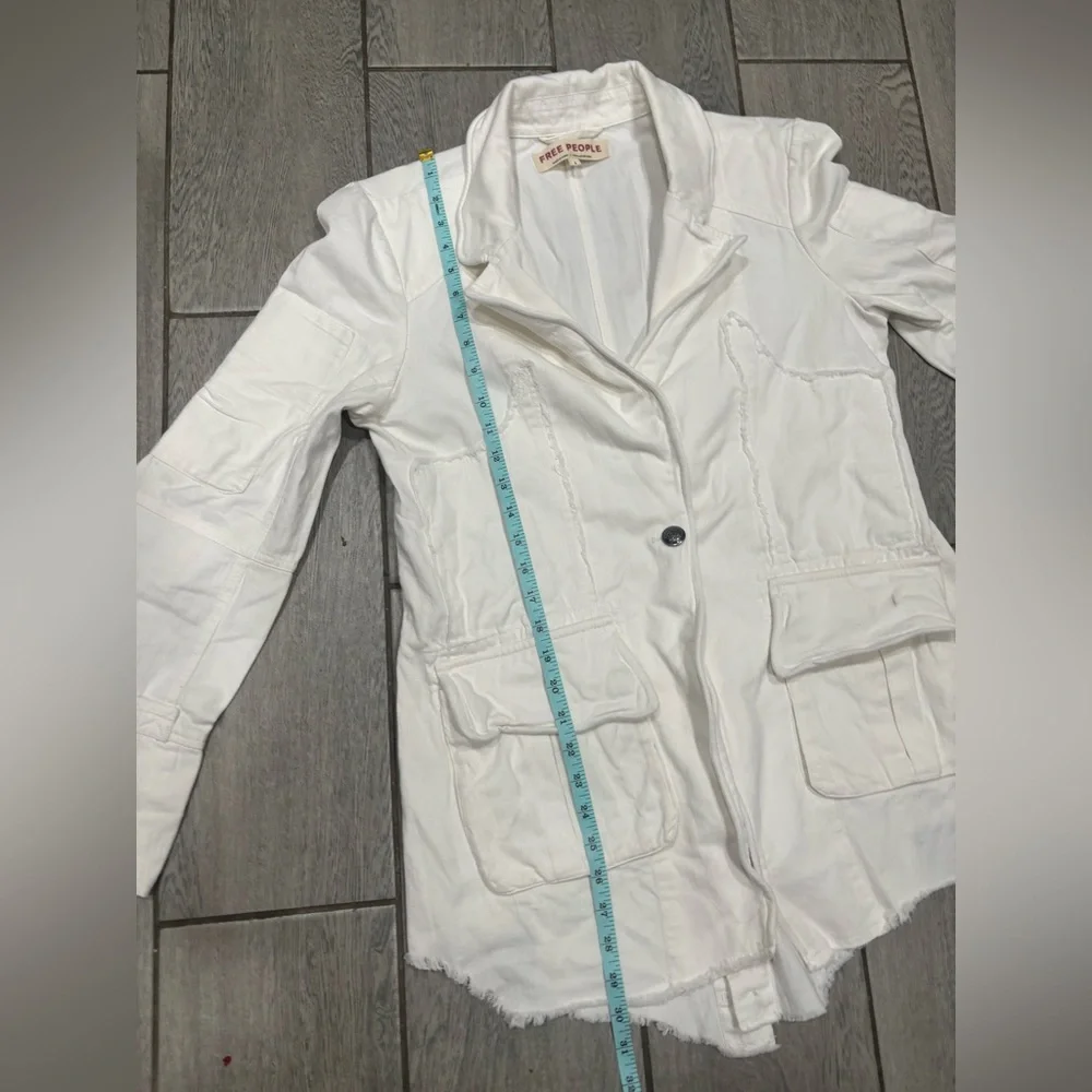 Free People Lila Cardigan White Size Large - Picture 6 of 8
